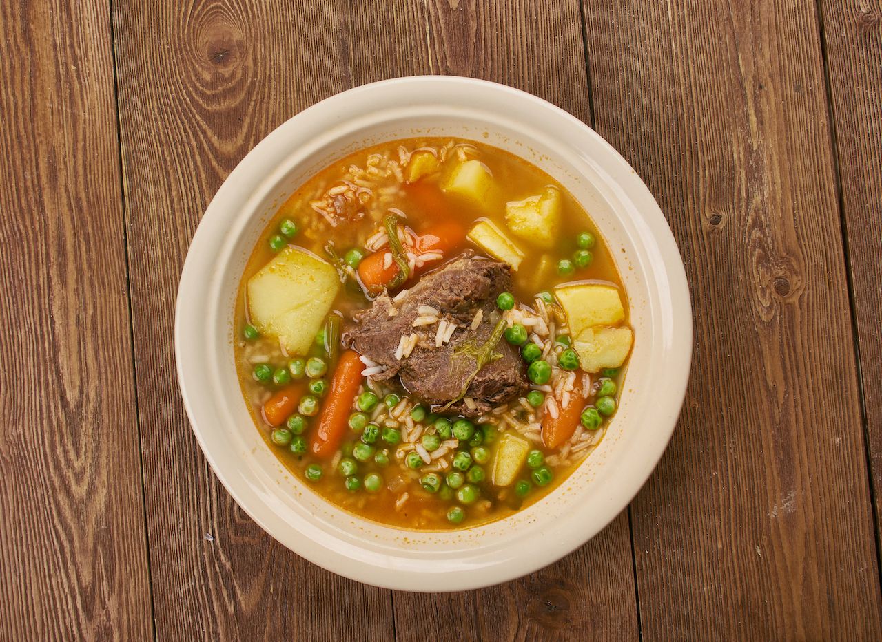 Cuchuco de Maiz Colombian cuisine soup, Colombian food