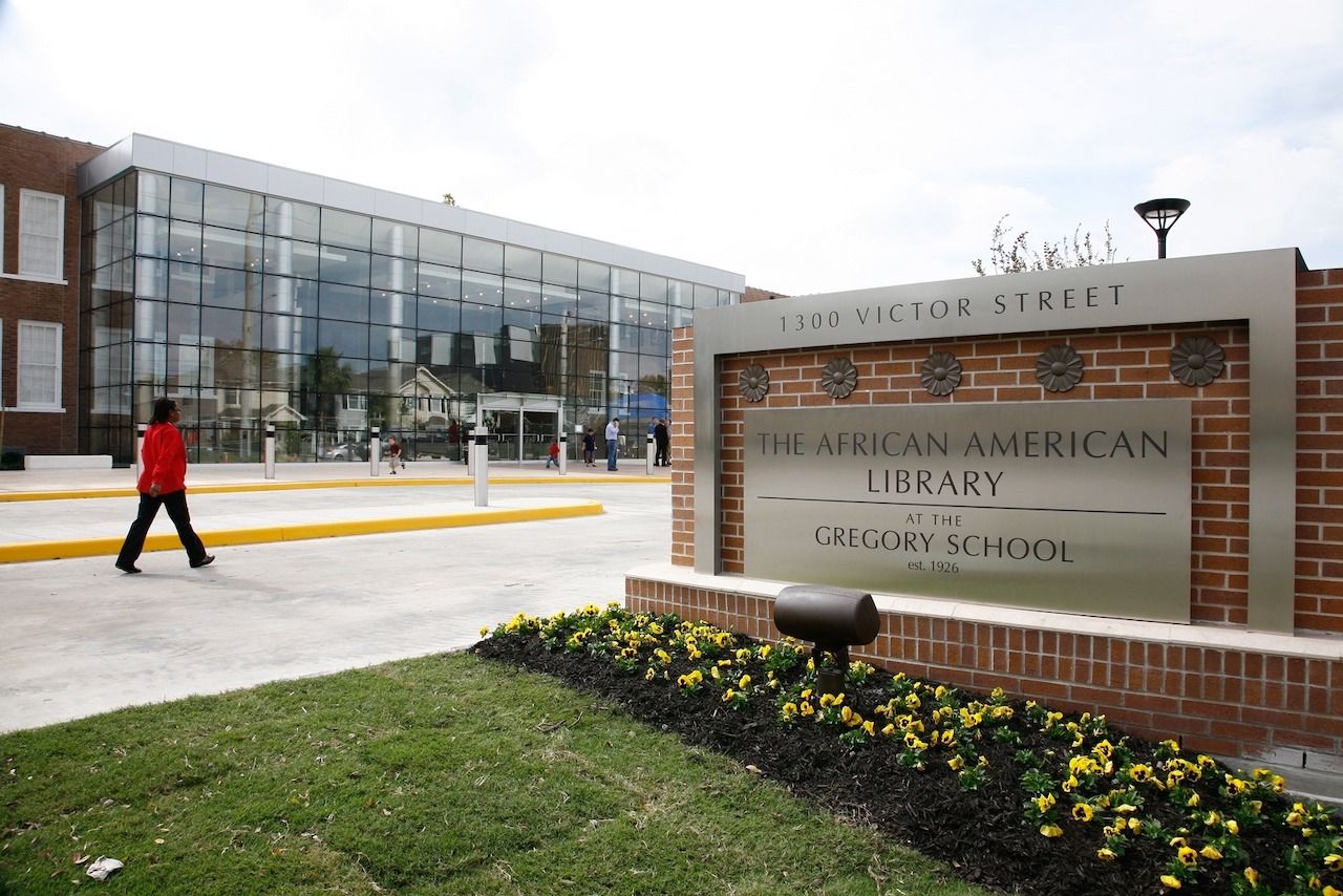 African American library in Freedmen's Town, Houston