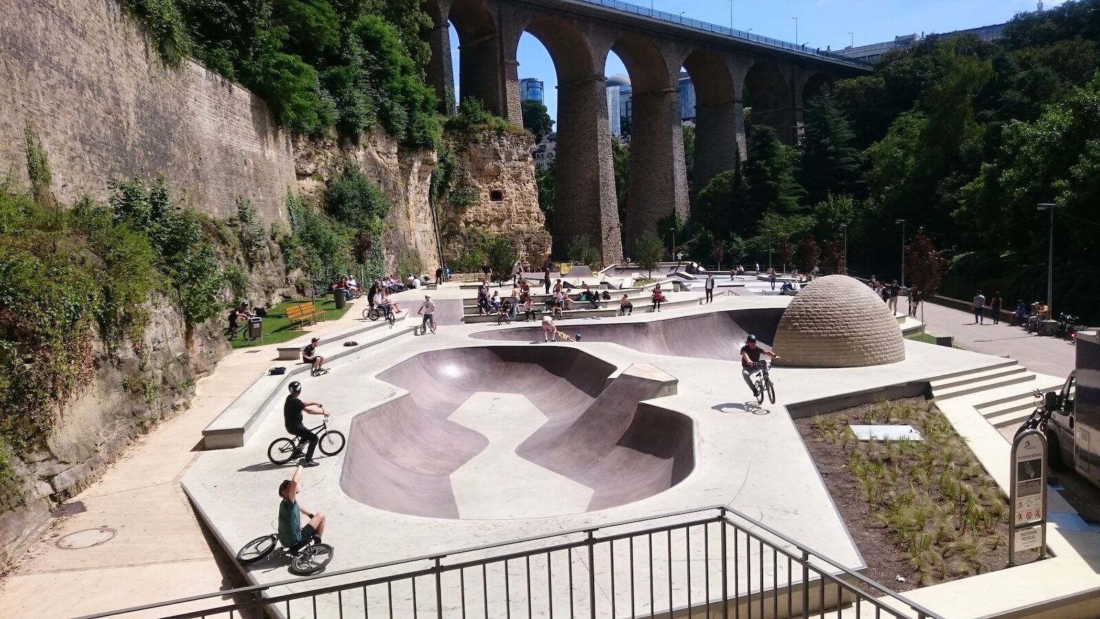 Skatepark Péitruss, Luxembourg